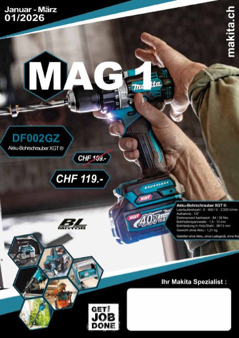 Makita MAG 01/2026